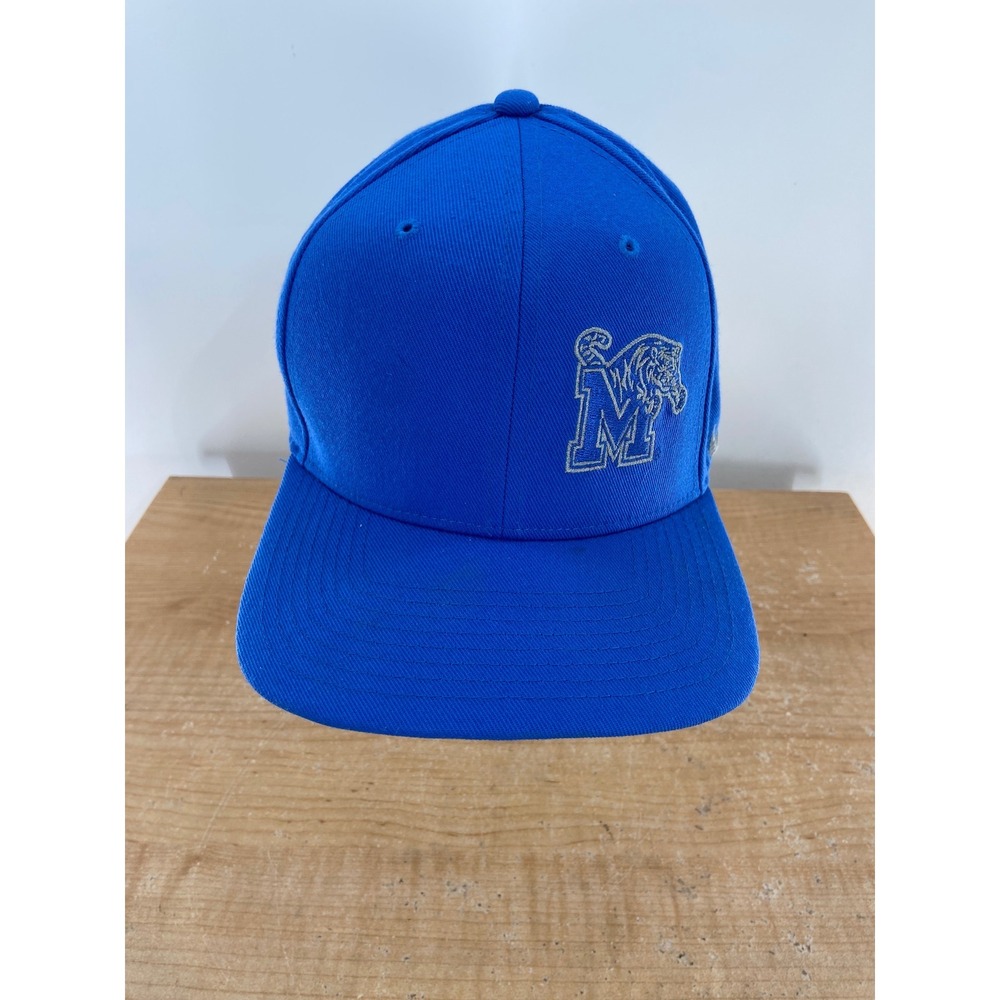 Nike Pro Memphis Tigers Snapback Hat Royal Blue Flat Brim Mens Baseball Cap OSFM